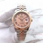 Copy Rolex Datejust II 41mm Pink Gold Roman Face Watch_th.jpg